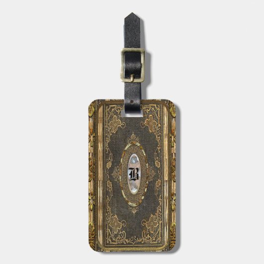 埋まった旧世界のビクトリア時代の人 ラゲッジタグ (正面縦)