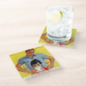 埋め合わせには手遅れだ ガラスコースター (アングル)