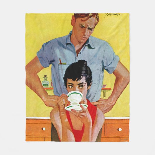 埋め合わせには手遅れだ フリースブランケット (正面)