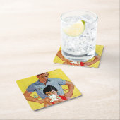 埋め合わせに遅過ぎる スクエアペーパーコースター (インサイチュ)