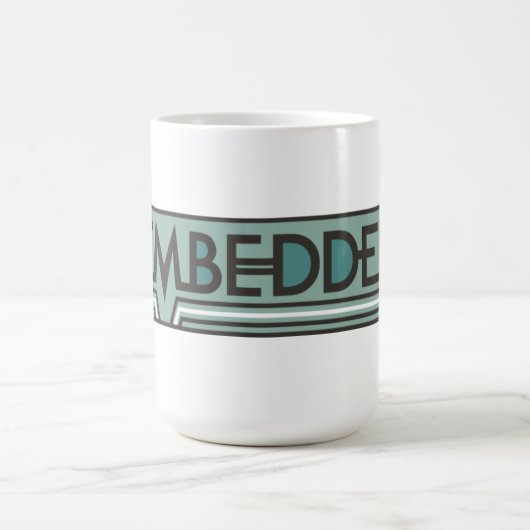 埋め込まれたマグ コーヒーマグカップ (中央)