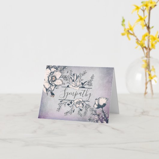 埋め込み花見表 カード (黄色い花)