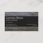 埋立/回収ヤードの名刺 名刺 (裏面)