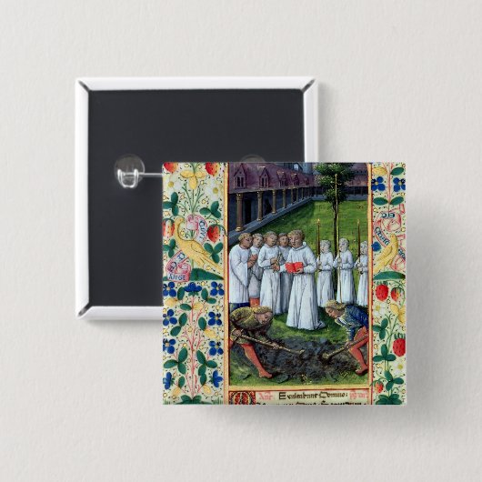 埋葬 缶バッジ (正面&裏面)