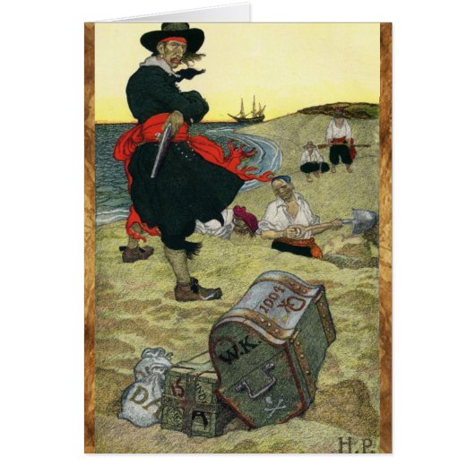 埋蔵宝箱・海賊宝図 (正面)