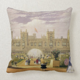 城および庭、Windsor Casの東の眺め クッション