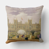 城および庭、Windsor Casの東の眺め クッション (裏面)