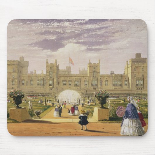 城および庭、Windsor Casの東の眺め マウスパッド (正面)