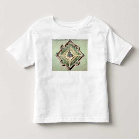 城および観測所の計画 トドラーTシャツ (正面)