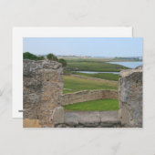 城からのセントオーガスティンの眺め ポストカード (正面/裏面)