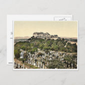 城から塔、スターリング、スコットランドのクラシック写真 ポストカード (正面/裏面)