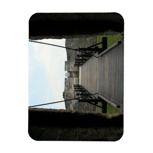 城から見て聖オーガスティンの砦 マグネット (縦)