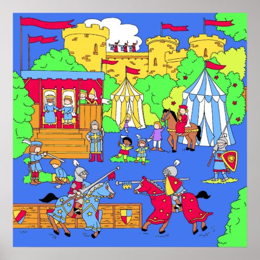 城でのトーナメント ポスター (正面)