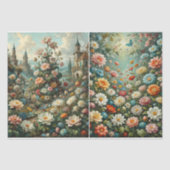 城とともに花があふれる  薄葉紙 (正面)
