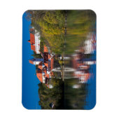 城とアビー川 マグネット (縦)