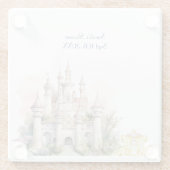 城とキャリッジ ガラスコースター (裏面)