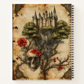 城とスカル ノートブック (裏面)