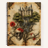 城とスカル ノートブック (正面)