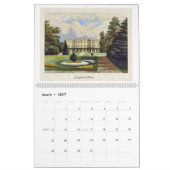 城とマナーハウス2026 カレンダー (3月 2027)