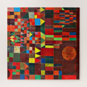 城と太陽、ポール・クレーによる抽象芸術アート。 ジグソーパズル (横)