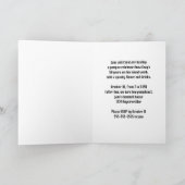 城と木不気味のハロウィーン誕生日パーティー カード (内部)