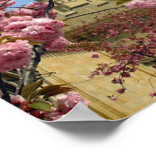 城と花 ポスター (角)