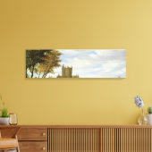 城のある河口 キャンバスプリント (インサイチュ (リビング))