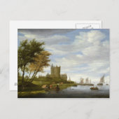 城のある河口 ポストカード (正面/裏面)