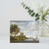 城のある河口 ポストカード (スタンド正面)