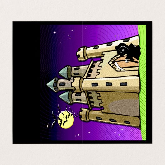 城のこうもりと死神の教室の交換カード 名刺 (外部フラット)