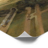 城のエディンバラ1847年(キャンバス油) ポスター (角)