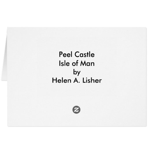 城のカードの皮をむく (裏面横)