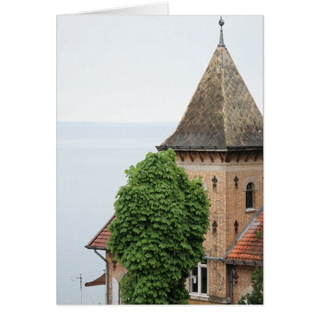 城のタレット (正面)