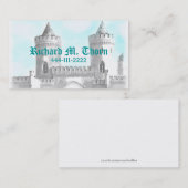 城のテレホンカード コーリングカード (正面/裏面)