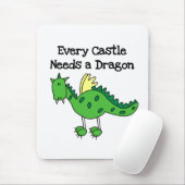 城のドラゴン マウスパッド (マウス)