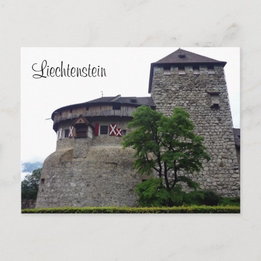 城のバドゥス ポストカード (正面)