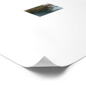 城のポスターウォーターフランスのカラーイラストレーション ポスター (角)