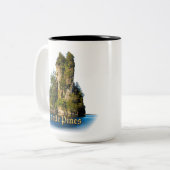 城のマツマグ ツートーンマグカップ (正面左)