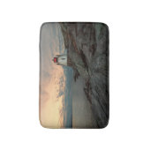 城の丘の灯台の日没 バスマット (正面縦)