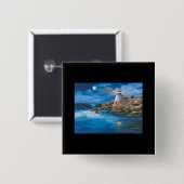 城の丘の灯台ボタン 缶バッジ (正面&裏面)