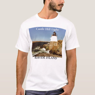 城の丘ライト、ロードアイランドのワイシャツ Tシャツ
