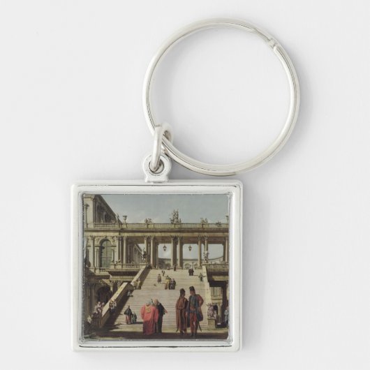 城の中庭1762年 キーホルダー (正面)