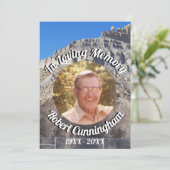 城の国の丘を愛する記憶の写真 招待状 (スタンド正面)