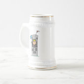 城の塔のプリンセス ビールジョッキ (正面左)
