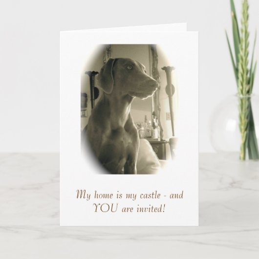 城の女王 招待状 (正面)