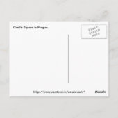 城の広場プラハはがき ポストカード (裏面)