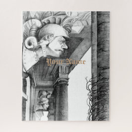 城の彫刻ペンシルアートパズル ジグソーパズル