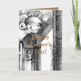 城の彫刻・鉛筆画 カード