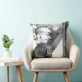 城の彫刻・鉛筆画 クッション (椅子)