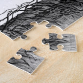 城の彫刻・鉛筆画 ジグソーパズル (側面)